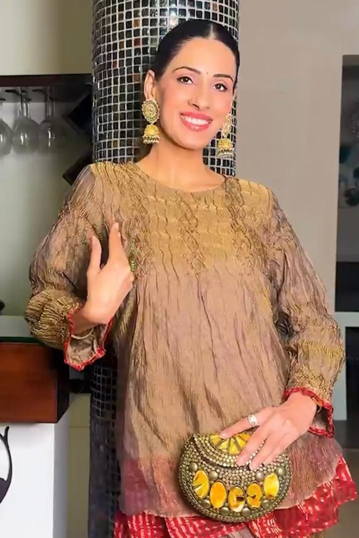 Shruti Juneja In Nazakat Suit Set