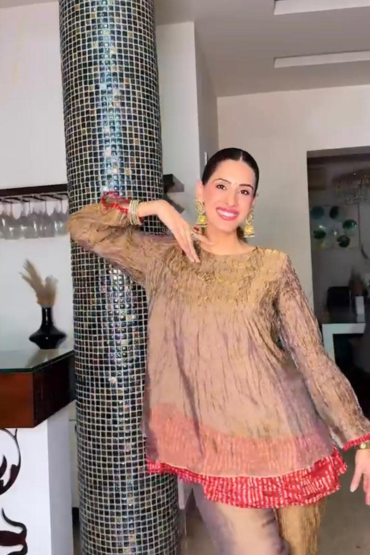 Shruti Juneja In Nazakat Suit Set