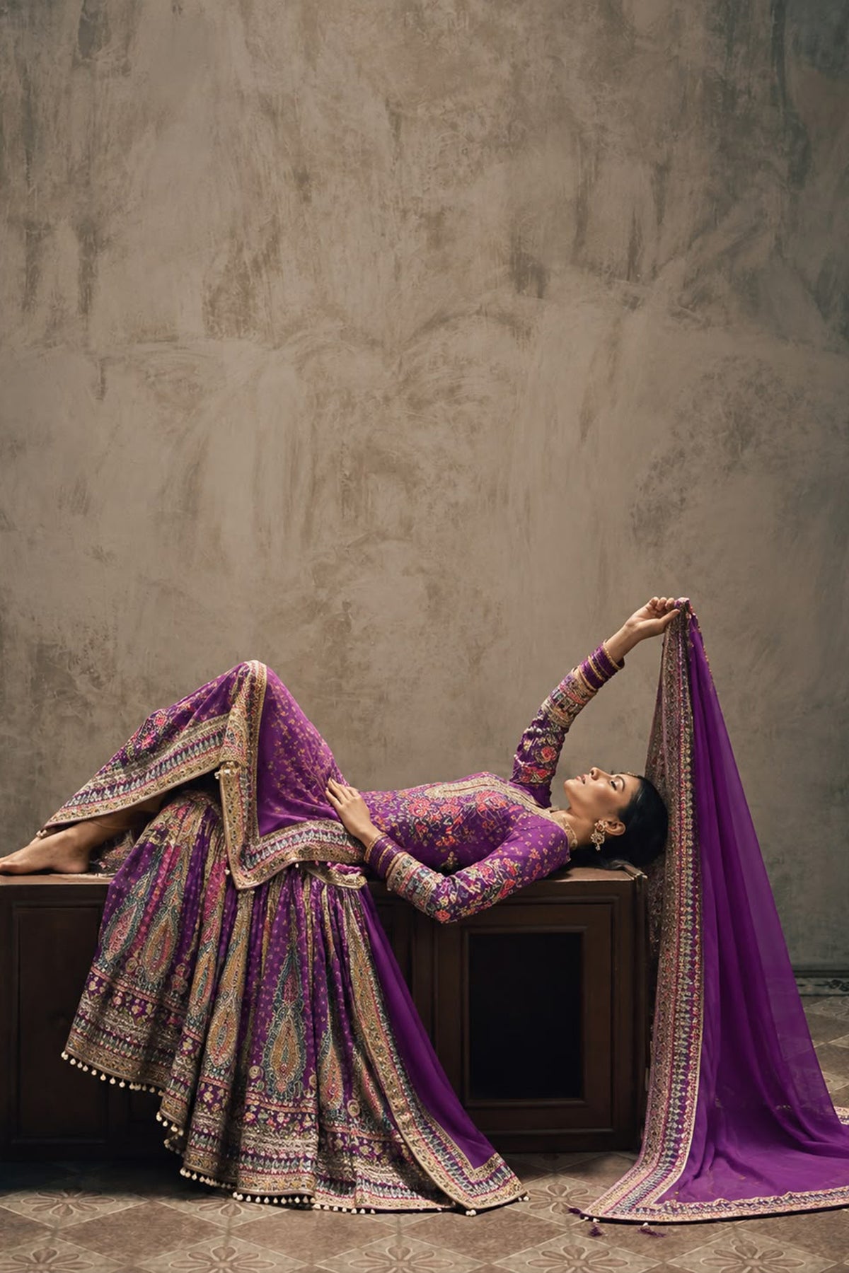 Gulnaar Sharara Set