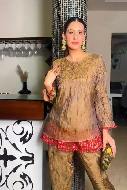 Shruti Juneja In Nazakat Suit Set