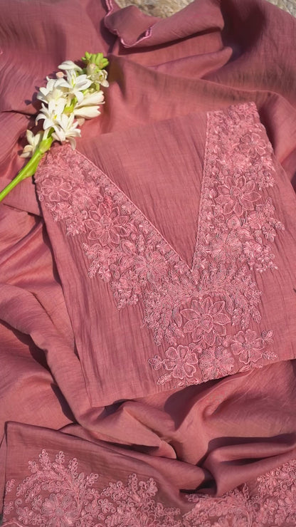 Mehraz Mul Unstitched Kurta Set