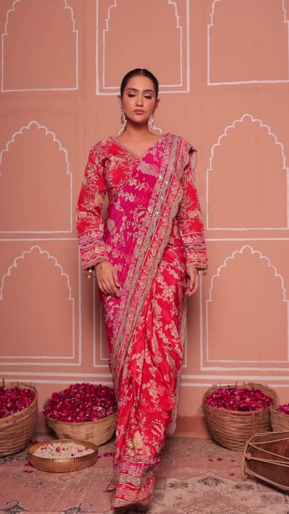 Royal Peacock Saree