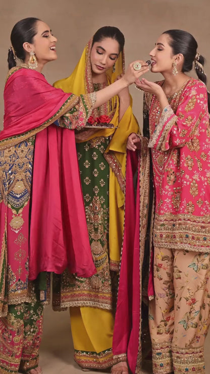 Zarmina Emerald Kurta Set